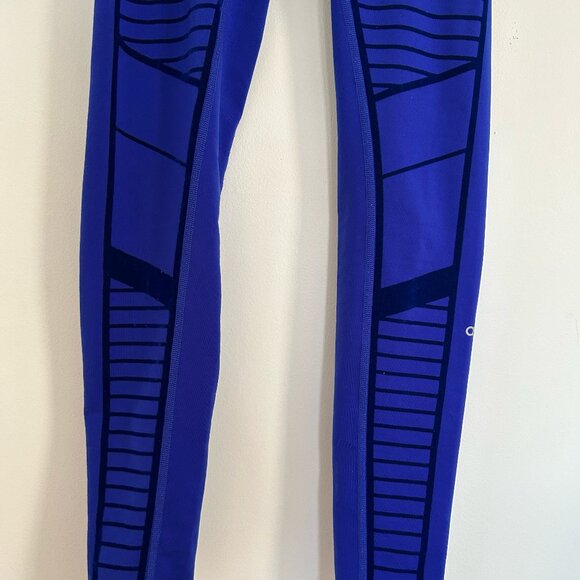 ALO YOGA Motto Leggings- Blue Size S - Picture 2 of 5